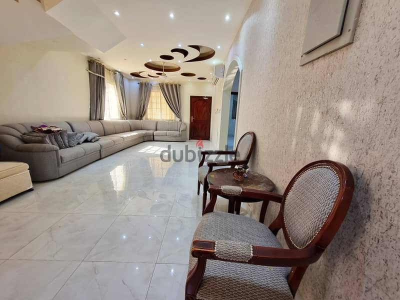 Amazing 5+1BHK Furnished Villa For Rent in Al Amerat PPV187 5