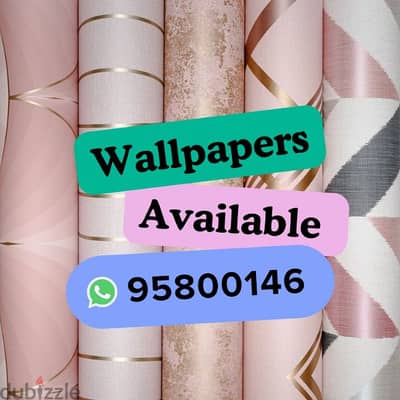 We have Wallpapers for walls, Frosted Stickers, Glass vinyl film