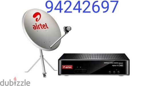 Home service Nileset Arabset Airtel DishTv osn fixing and setting