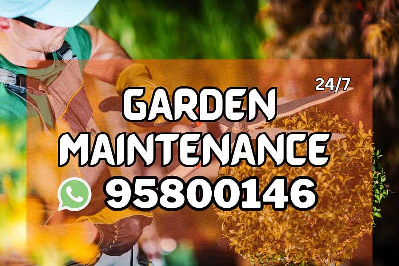 Garden maintenance services, Plants Cutting, Tree Trimming, 0