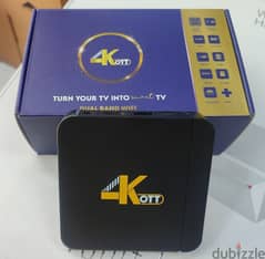 Android box 4K dual band subscription 1 year