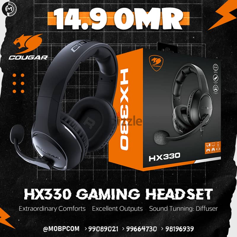 Cougar hx330 gaming online headset