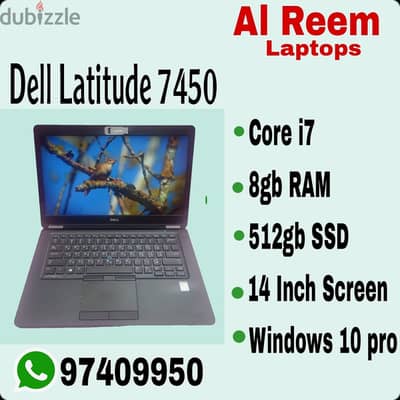 dell core i7 8gb ram 5121gb ssd 14 inch screen