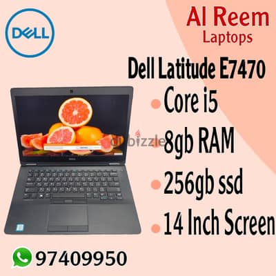 DELL CORE I5 8GB RAM 256GB SSD 14 INCH SCREEN