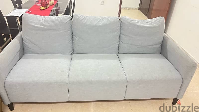 1 Year old IKEA sofa with bill- Expat leaving Oman 2