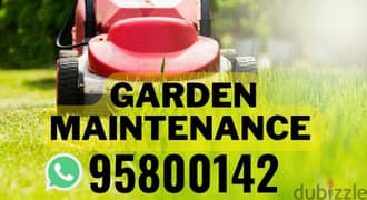 Garden maintenance, Plants Cutting, Artificial grass, Pots,Soil, 0