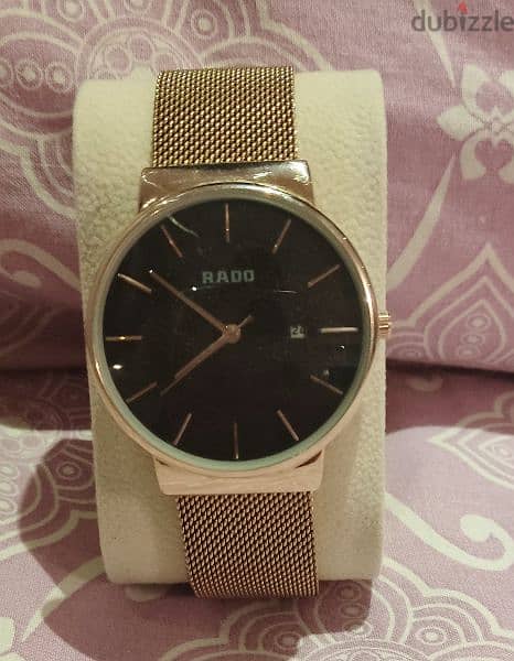 Rado watch best sale golden belt