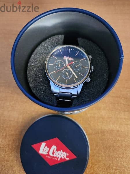 lee cooper metal watch 0