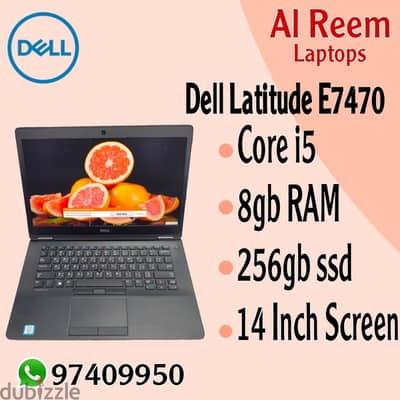 offer DELL CORE I5 8GB RAM 256GB SSD 14 INCH SCREEN