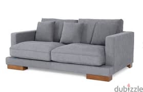 Emery 2-Seater Sofa Grey 200x64x113cm 0