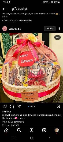 Beautifull Gift baskets available 1