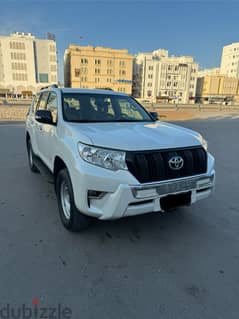 Prado 2019 Oman car V4 bahwan low km 0