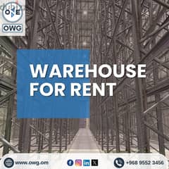 Warehouse for Rent!