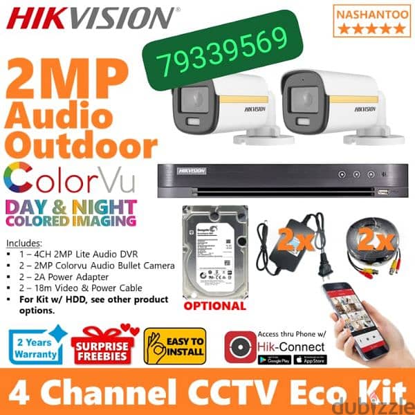 We do all type of CCTV Cameras 
HD Turbo Hikvision Ca 0