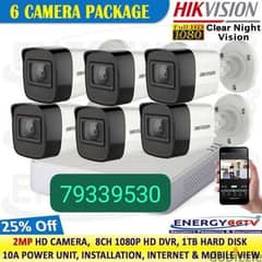 New CCTV camera fixing Hikvision and dava HD camera IP came