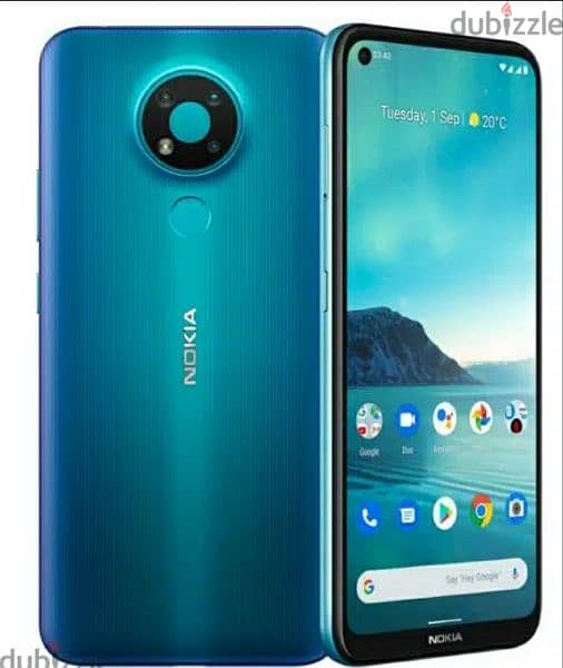 Nokia 3.4 light weight blue colour 0