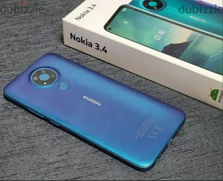 Nokia 3.4 light weight blue colour 1