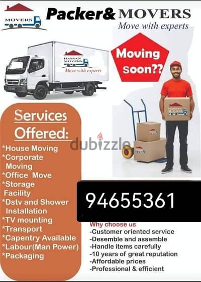 Musact House shifting and transport furniture fixing good service