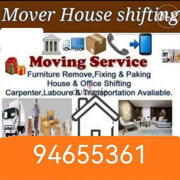 Musact House shifting and transport furniture fixing good service 1