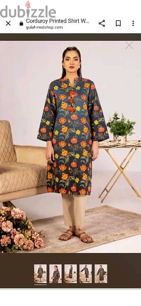 stitched kurti by Gul Ahmed Pakistani woman clothing 1