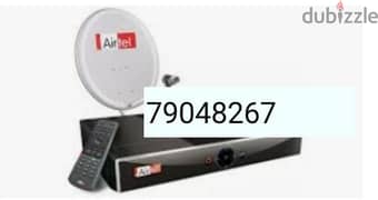 nilesat Airtel Arabsat fixing All satellite dish and 0