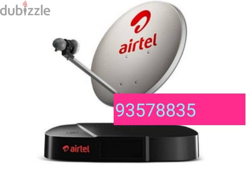 nilesat Airtel Arabsat fixing All satellite dish and 0