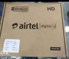 Airtel HD setup box with subscription six months