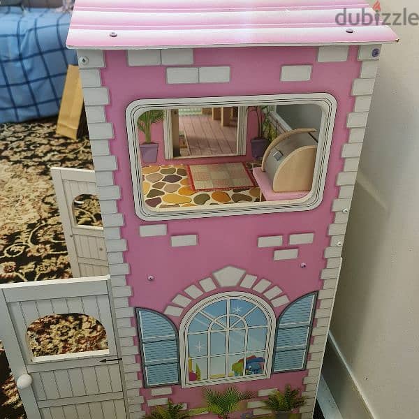 3 levels doll house 5