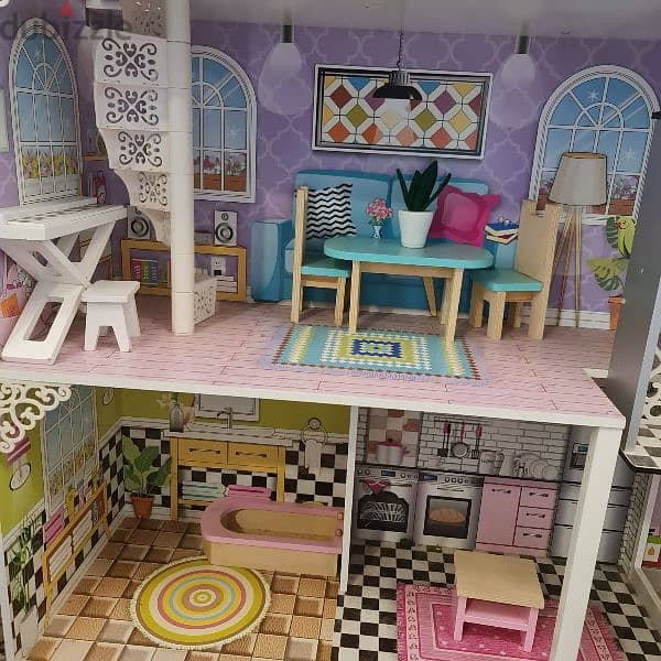3 levels doll house 7