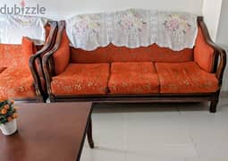 Sofa set n center n side tables n tv unit