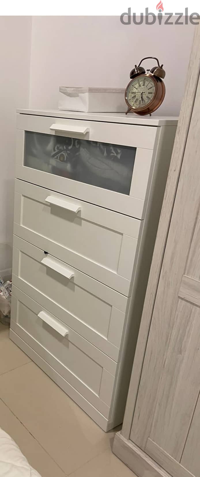 White gloss deals filing cabinet ikea