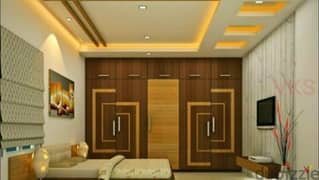 gypsum board and painting and partition interior design dbdjdj
