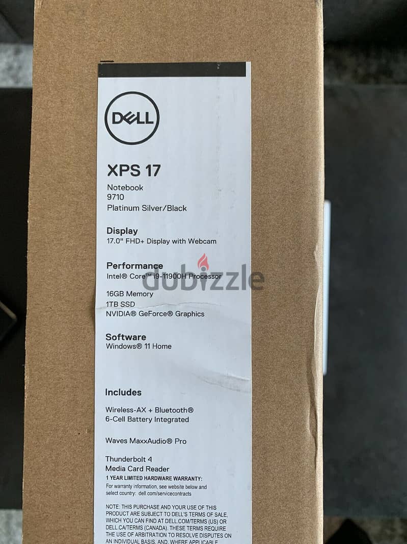 DELL XPS 17 17" - Intel® Core™ i9, 1 TB SSD 1