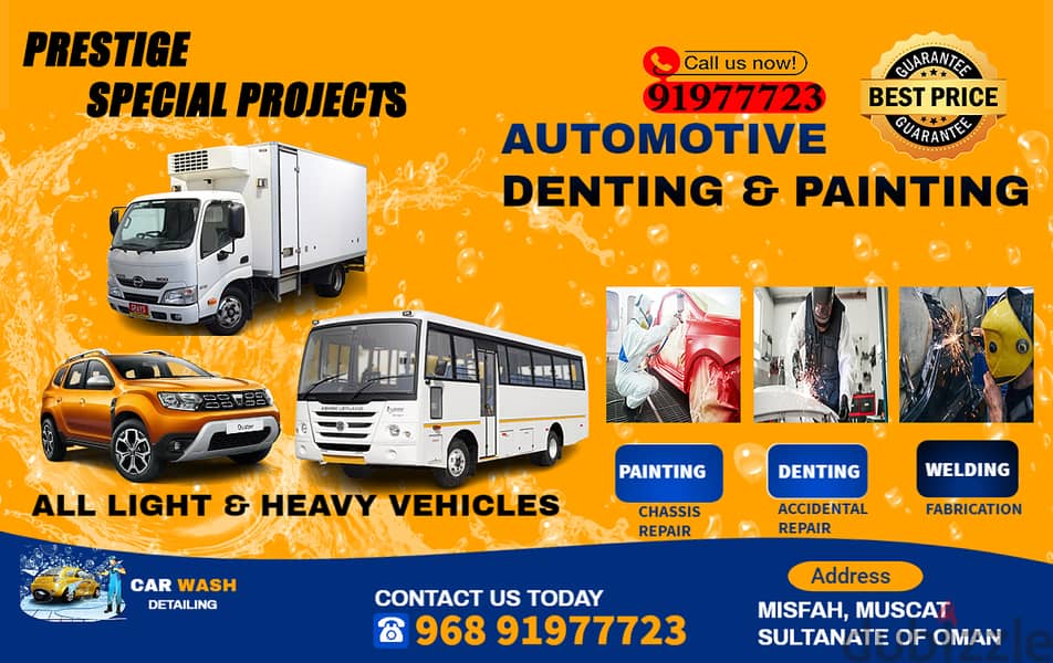 CAR, BUS, TIPPER LIGHT & HEAVY VEHICLE FULL PAINTING SERVICE 3