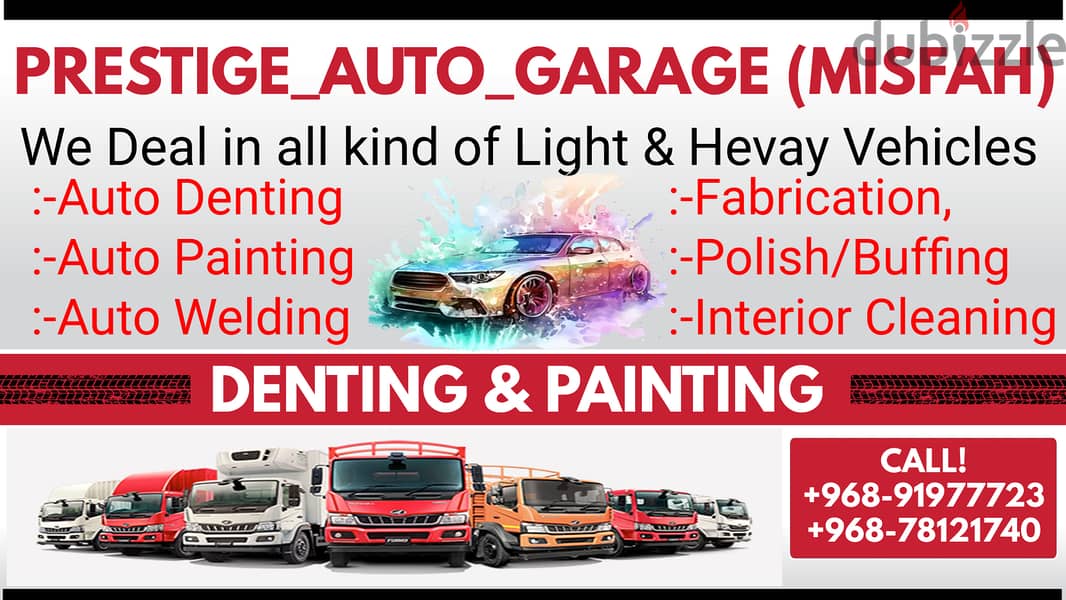 CAR, BUS, TIPPER LIGHT & HEAVY VEHICLE FULL PAINTING SERVICE 1