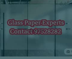 Window Glass Stickers/Film and Wallpaper service with fixing