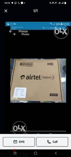 Airtel HD setup box with subscription six months