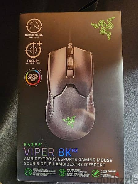 Gaming Mouse Razer Viper 8Khz | ريزر ماوس 0