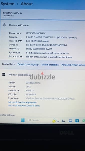 Dell i7 Latitude 3570 For Sale 3