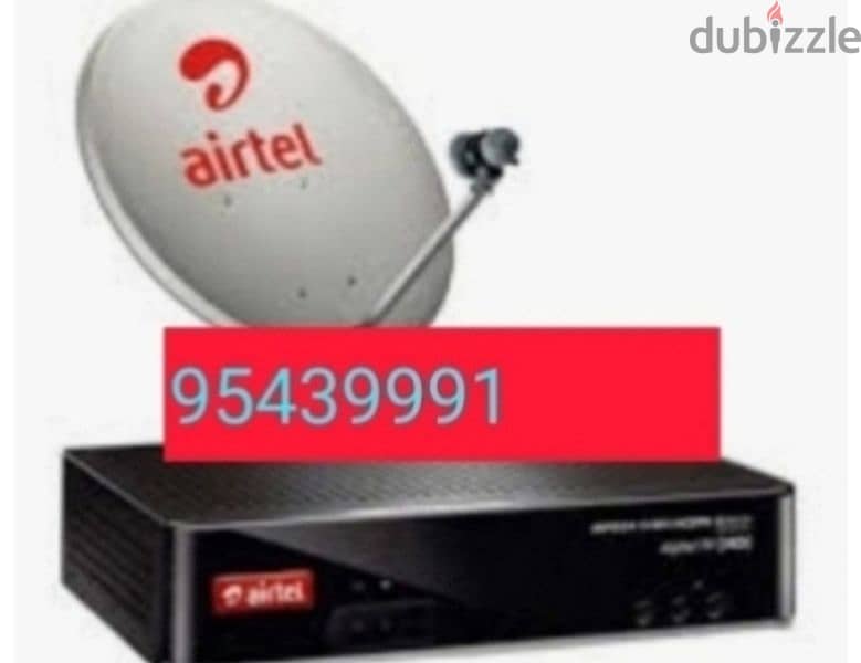 Home service Nileset Arabset Airtel DishTv osn fixing and setting 0