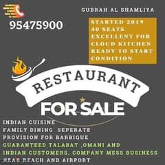 Restaurant  sale call 95475900. Good indian Omani style