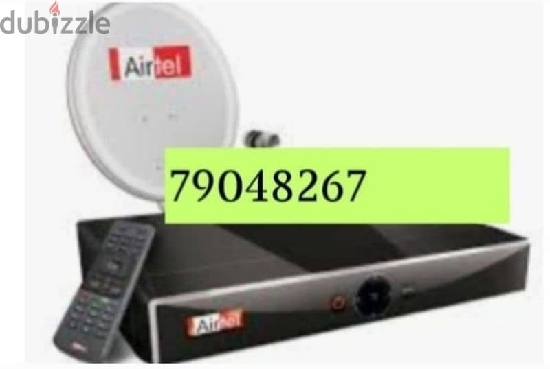 Satellite receiver and Dish antenna installation Nileset DishTv Airtel 0