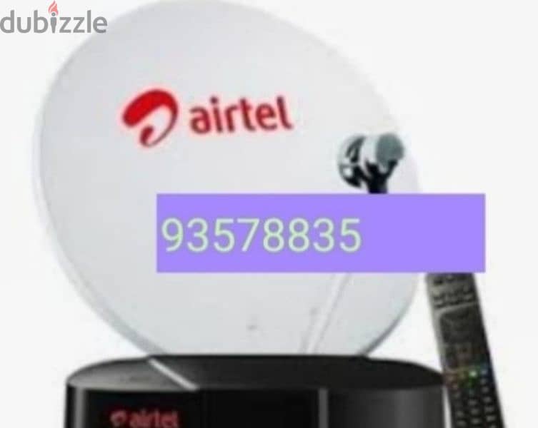 Dish Fixng and setting Airtel nilesat Arabsat Osn 0