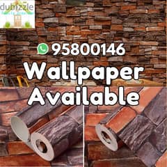 Wallpaper Available for walls, Multiple 3D Design, Best Quality
