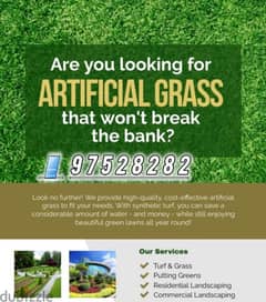 We have Artificial Grass Turf Soil Fertilizer Stones Gardening Service