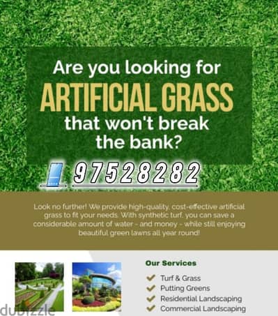 We have Best Artificial Grass Turf/ Garden Flooring/Stones/Soil