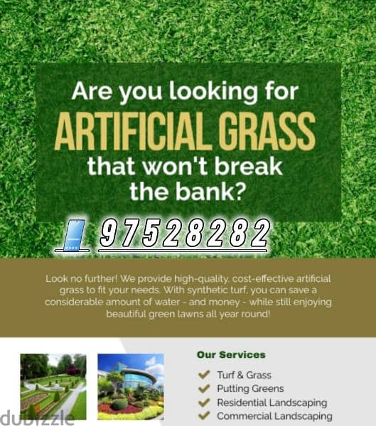 We have Best Artificial Grass Turf/ Garden Flooring/Stones/Soil 0
