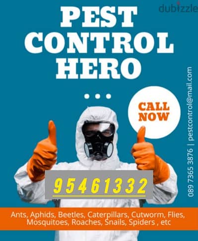 General Pest Control service for Cockroaches Bedbugs insects aunts