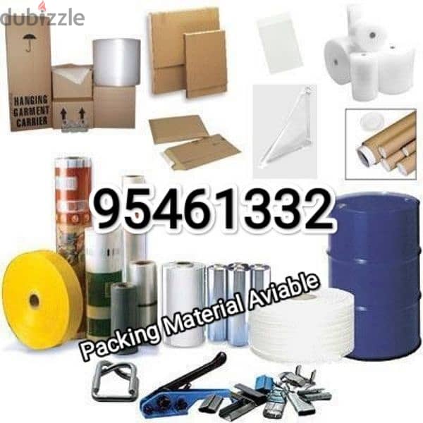 Wholesale Packing Material Boxes Wrap Bubble roll Rope Tape aviable 1