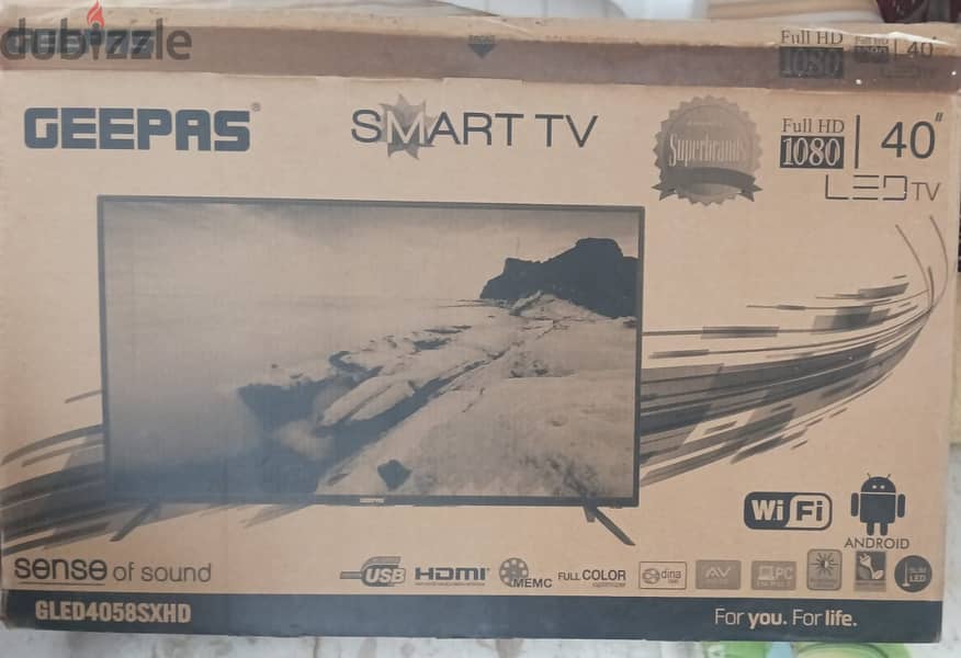 Geepas Smart TV for Sell 40 inch LED 1